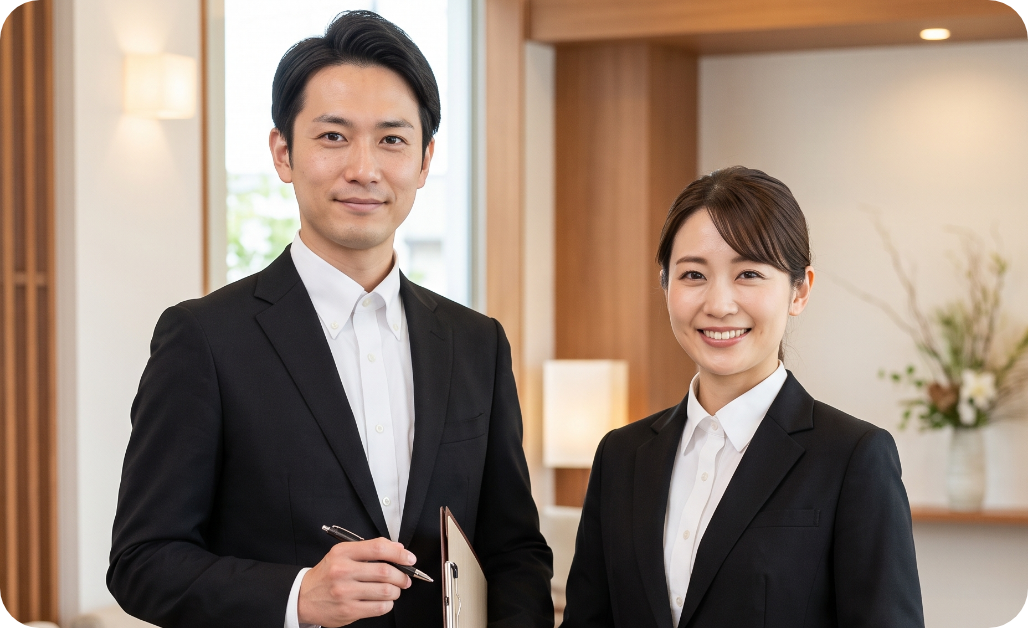 経験豊富なスタッフのサポート